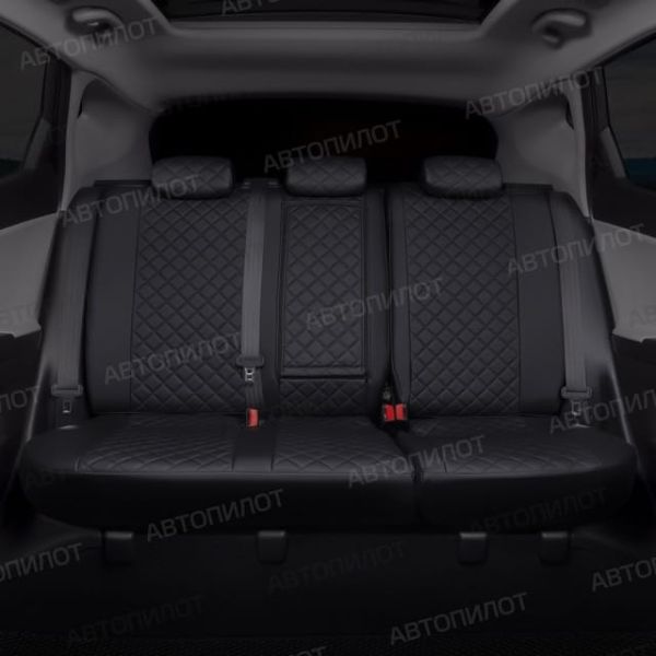 Чехлы Автопилот Экокожа Ромб на Hyundai Getz 2002-2011 г.в. Чехлы Автопилот Экокожа Ромб на Hyundai Getz 2002-2011 г.в.