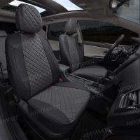 Чехлы Автопилот Экокожа Ромб на Hyundai Getz 2002-2011 г.в. Чехлы Автопилот Экокожа Ромб на Hyundai Getz 2002-2011 г.в.