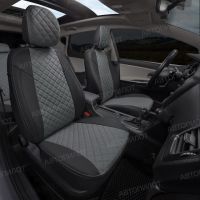 Чехлы Автопилот Экокожа Ромб на Hyundai Getz 2002-2011 г.в. Чехлы Автопилот Экокожа Ромб на Hyundai Getz 2002-2011 г.в.