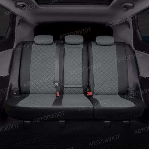Чехлы Автопилот Экокожа Ромб на Hyundai Getz 2002-2011 г.в. Чехлы Автопилот Экокожа Ромб на Hyundai Getz 2002-2011 г.в.