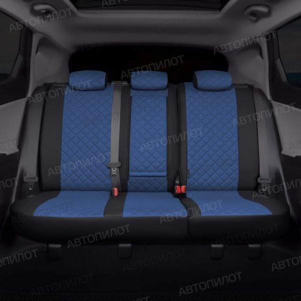 Чехлы Автопилот Экокожа Ромб на Hyundai Getz 2002-2011 г.в. Чехлы Автопилот Экокожа Ромб на Hyundai Getz 2002-2011 г.в.