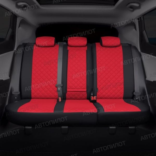 Чехлы Автопилот Экокожа Ромб на Hyundai Getz 2002-2011 г.в. Чехлы Автопилот Экокожа Ромб на Hyundai Getz 2002-2011 г.в.