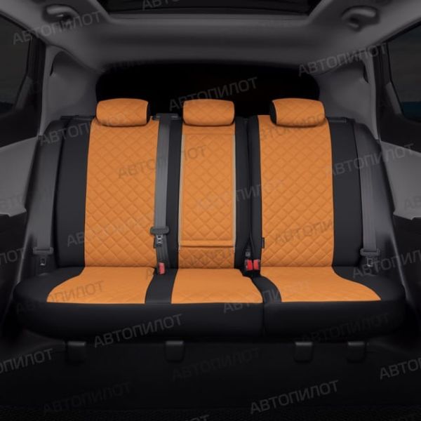 Чехлы Автопилот Экокожа Ромб на Hyundai Getz 2002-2011 г.в. Чехлы Автопилот Экокожа Ромб на Hyundai Getz 2002-2011 г.в.