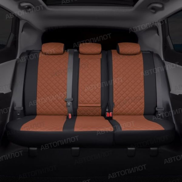 Чехлы Автопилот Экокожа Ромб на Hyundai Getz 2002-2011 г.в. Чехлы Автопилот Экокожа Ромб на Hyundai Getz 2002-2011 г.в.
