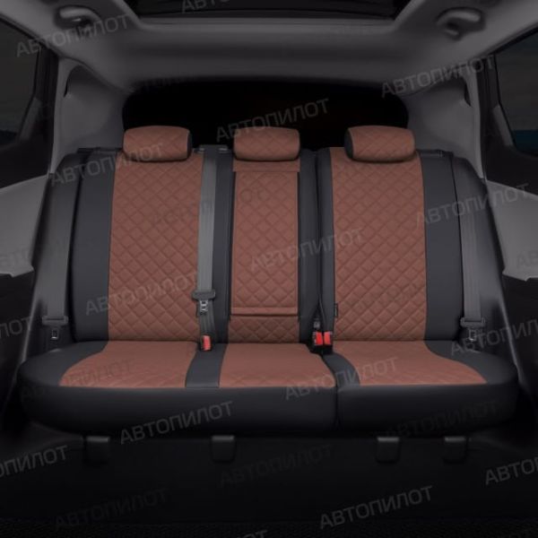 Чехлы Автопилот Экокожа Ромб на Hyundai Getz 2002-2011 г.в. Чехлы Автопилот Экокожа Ромб на Hyundai Getz 2002-2011 г.в.