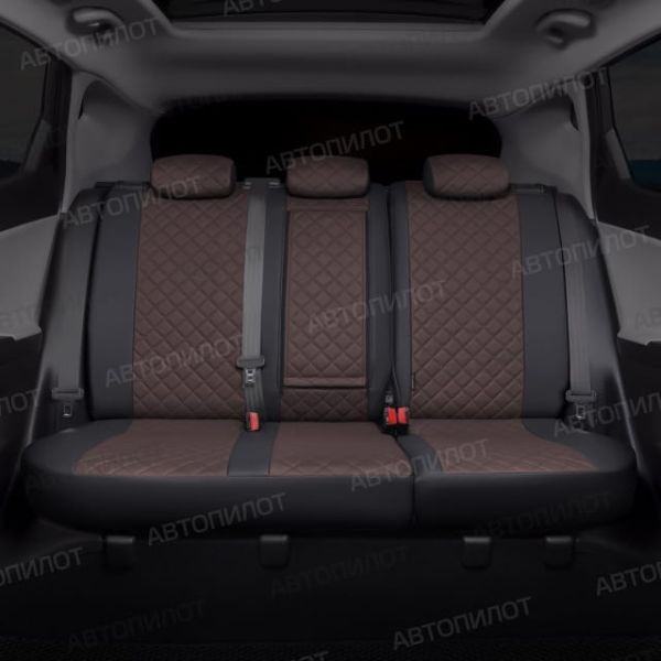 Чехлы Автопилот Экокожа Ромб на Hyundai Getz 2002-2011 г.в. Чехлы Автопилот Экокожа Ромб на Hyundai Getz 2002-2011 г.в.