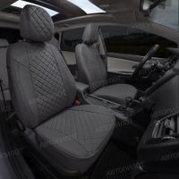 Чехлы Автопилот Экокожа Ромб на Hyundai Getz 2002-2011 г.в. Чехлы Автопилот Экокожа Ромб на Hyundai Getz 2002-2011 г.в.