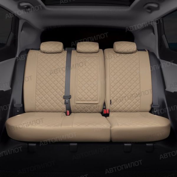 Чехлы Автопилот Экокожа Ромб на Hyundai Getz 2002-2011 г.в. Чехлы Автопилот Экокожа Ромб на Hyundai Getz 2002-2011 г.в.