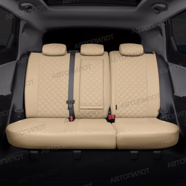 Чехлы Автопилот Экокожа Ромб на Hyundai Getz 2002-2011 г.в. Чехлы Автопилот Экокожа Ромб на Hyundai Getz 2002-2011 г.в.