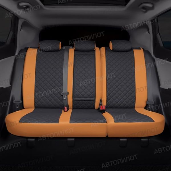 Чехлы Автопилот Экокожа Ромб на Hyundai Getz 2002-2011 г.в. Чехлы Автопилот Экокожа Ромб на Hyundai Getz 2002-2011 г.в.