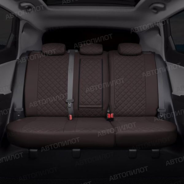 Чехлы Автопилот Экокожа Ромб на Hyundai Getz 2002-2011 г.в. Чехлы Автопилот Экокожа Ромб на Hyundai Getz 2002-2011 г.в.