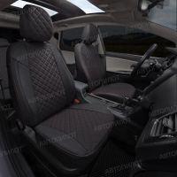 Чехлы Автопилот Экокожа Ромб на Hyundai Getz 2002-2011 г.в. Чехлы Автопилот Экокожа Ромб на Hyundai Getz 2002-2011 г.в.