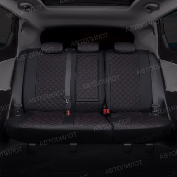 Чехлы Автопилот Экокожа Ромб на Hyundai Getz 2002-2011 г.в. Чехлы Автопилот Экокожа Ромб на Hyundai Getz 2002-2011 г.в.