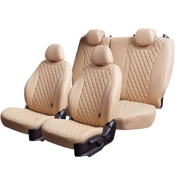 Чехлы Премиум Экокожа Байрон Ромб на Hyundai Getz 2002-2011 г.в. Чехлы Премиум Экокожа Байрон Ромб на Hyundai Getz 2002-2011 г.в.
