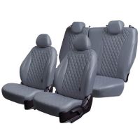 Чехлы Премиум Экокожа Байрон Ромб на Hyundai Getz 2002-2011 г.в. Чехлы Премиум Экокожа Байрон Ромб на Hyundai Getz 2002-2011 г.в.