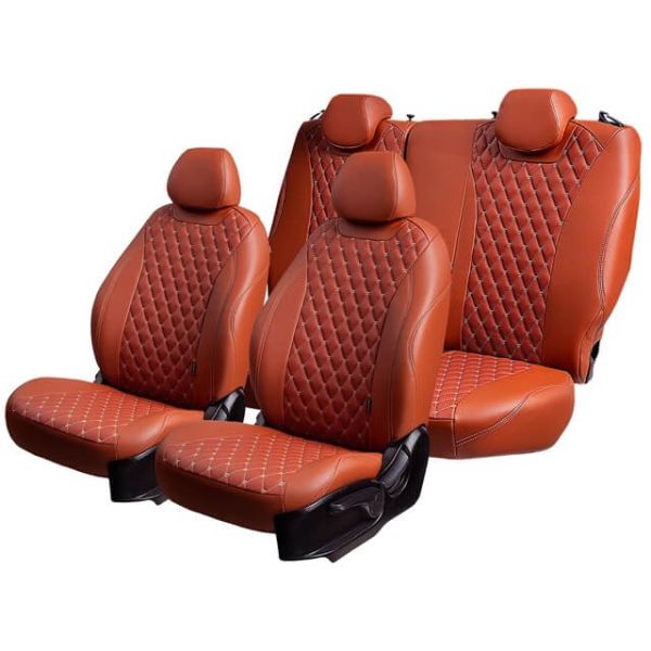Чехлы Премиум Экокожа Байрон Ромб на Hyundai Getz 2002-2011 г.в. Чехлы Премиум Экокожа Байрон Ромб на Hyundai Getz 2002-2011 г.в.