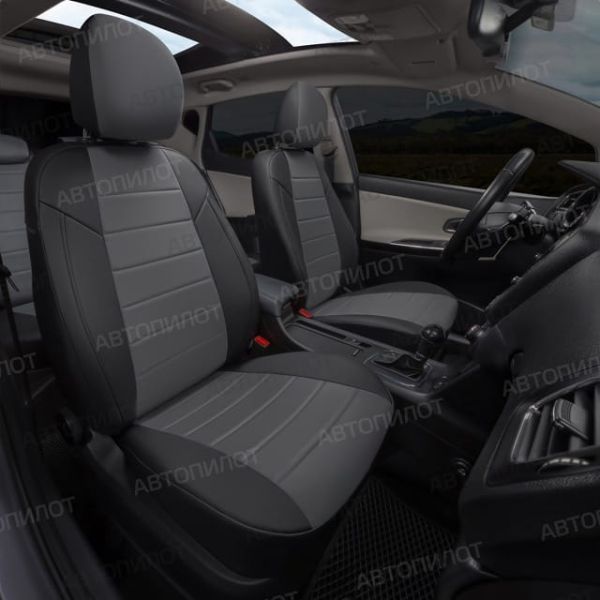 Чехлы Автопилот Алькантара на Hyundai Getz 2002-2011 г.в. Чехлы Автопилот Алькантара на Hyundai Getz 2002-2011 г.в.