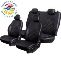Чехлы Экокожа Турин Ромб на Hyundai Getz 2002-2011 г.в. Чехлы Экокожа Турин Ромб на Hyundai Getz 2002-2011 г.в.