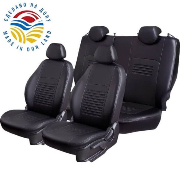 Чехлы Экокожа Турин Классик на Chery Fora